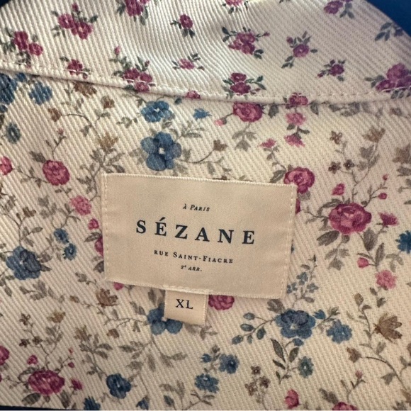 Sezane Will Floral patchwork jacket - Picture 2 of 4